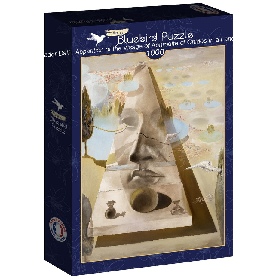 Bluebird -  Salvador Dalí - Apparition of the Visage of Aphrodite of Cnidos in a Landscape - 1000 palaa