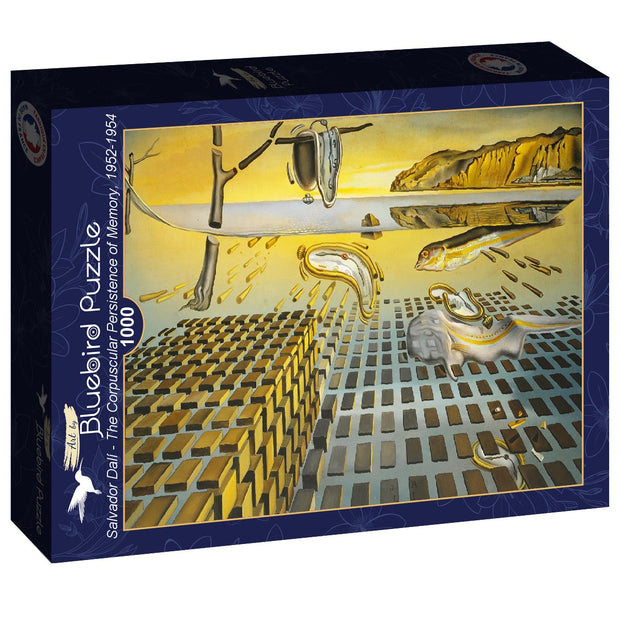 Bluebird -  Salvador Dalí - The Corpuscular Persistence of Memory, 1952-1954 - 1000 palaa