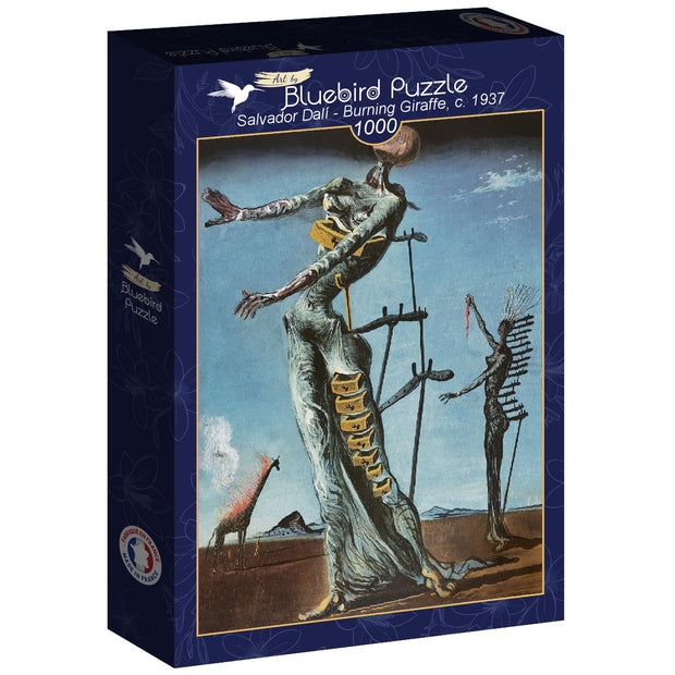 Bluebird -  Salvador Dalí - Burning Giraffe, c. 1937 - 1000 palaa