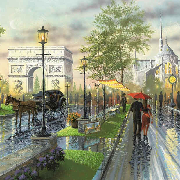 Art puzzle - Spring Walk, Paris - 1000 palaa