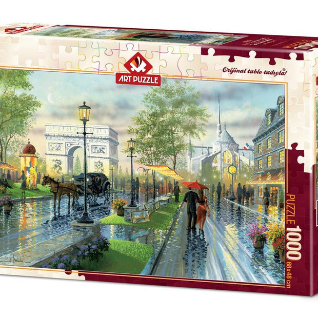 Art puzzle - Spring Walk, Paris - 1000 palaa