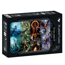 Bluebird -  Anne Stokes - Elemental magic - 1000 palaa