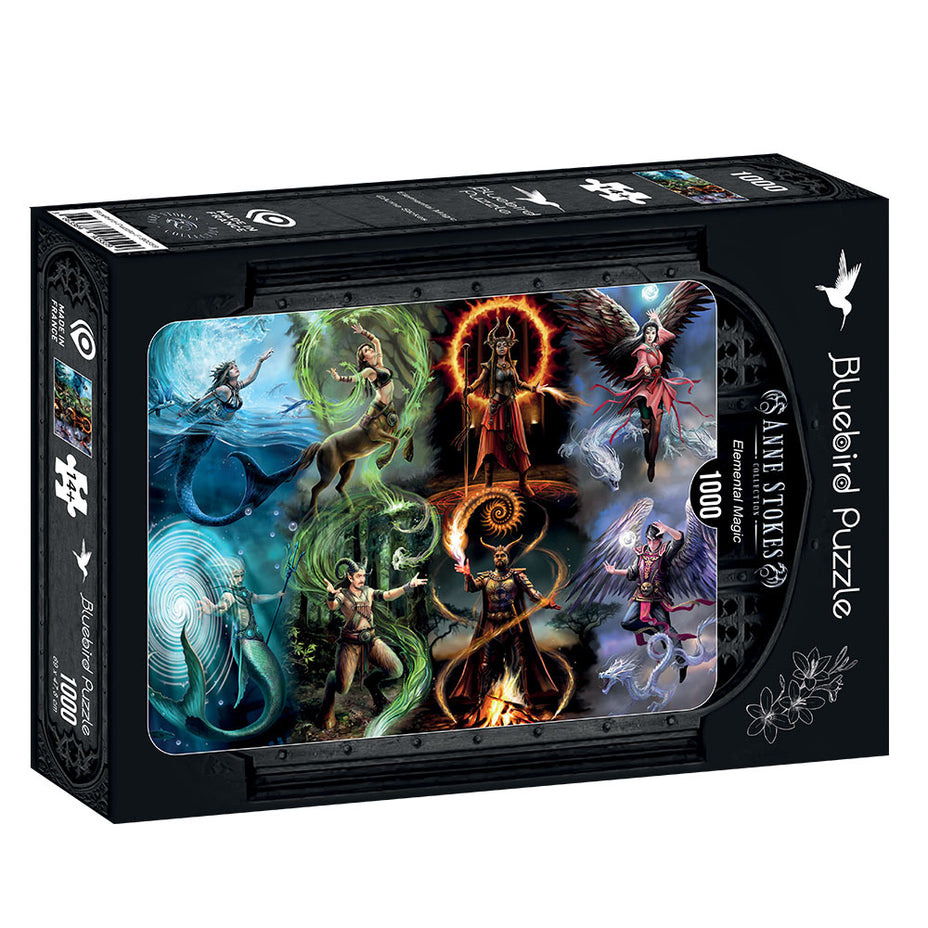 Bluebird -  Anne Stokes - Elemental magic - 1000 palaa