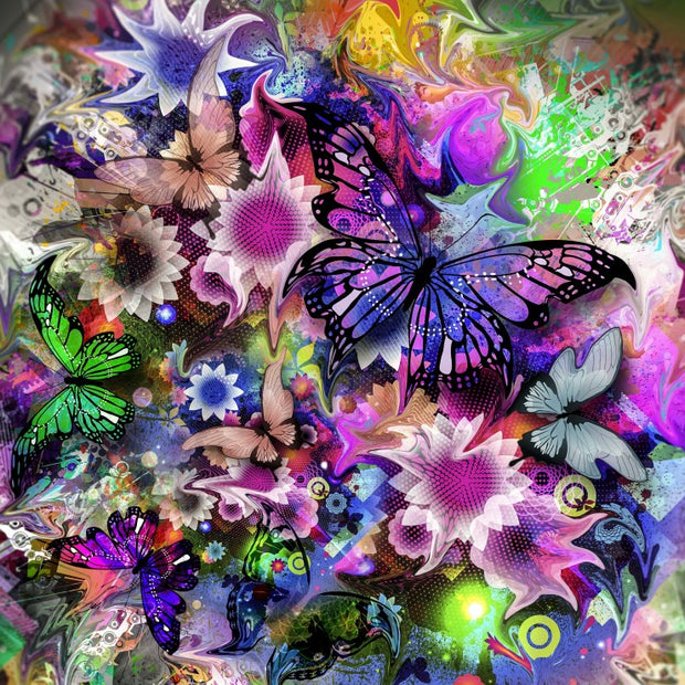 Grafika - Fleurs et Papillons - 1000 palaa