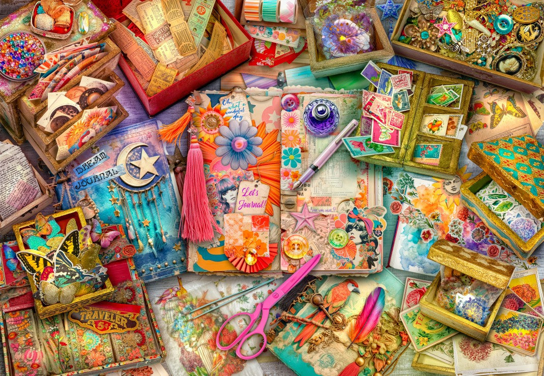 Bluebird - The Junk Journaler's Desk - 1000 palaa