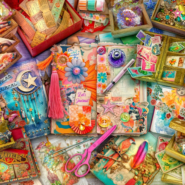 Bluebird - The Junk Journaler's Desk - 1000 palaa