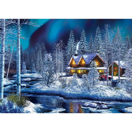 Master Pieces - Northern lights - Glitter puzzle - 500 palaa