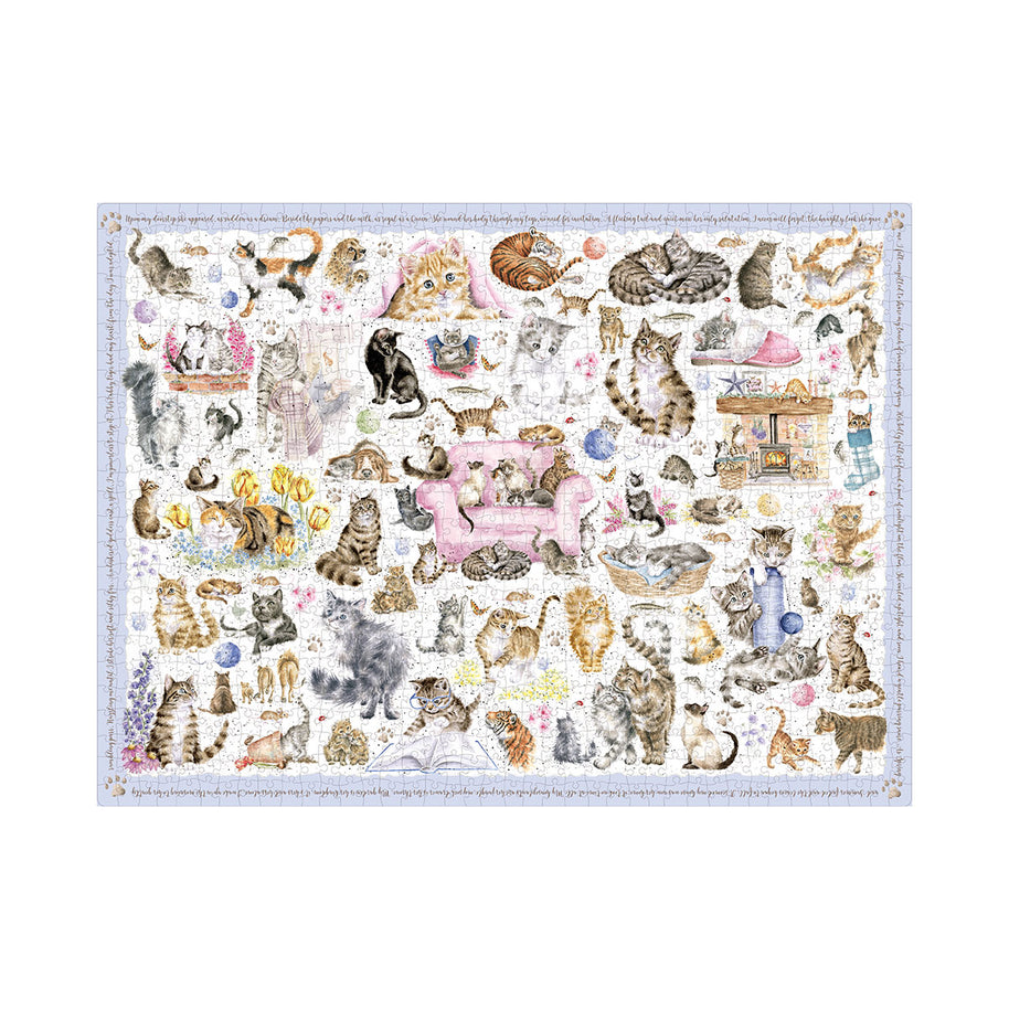 Wrendale Designs - Feline friends - 1000 palaa