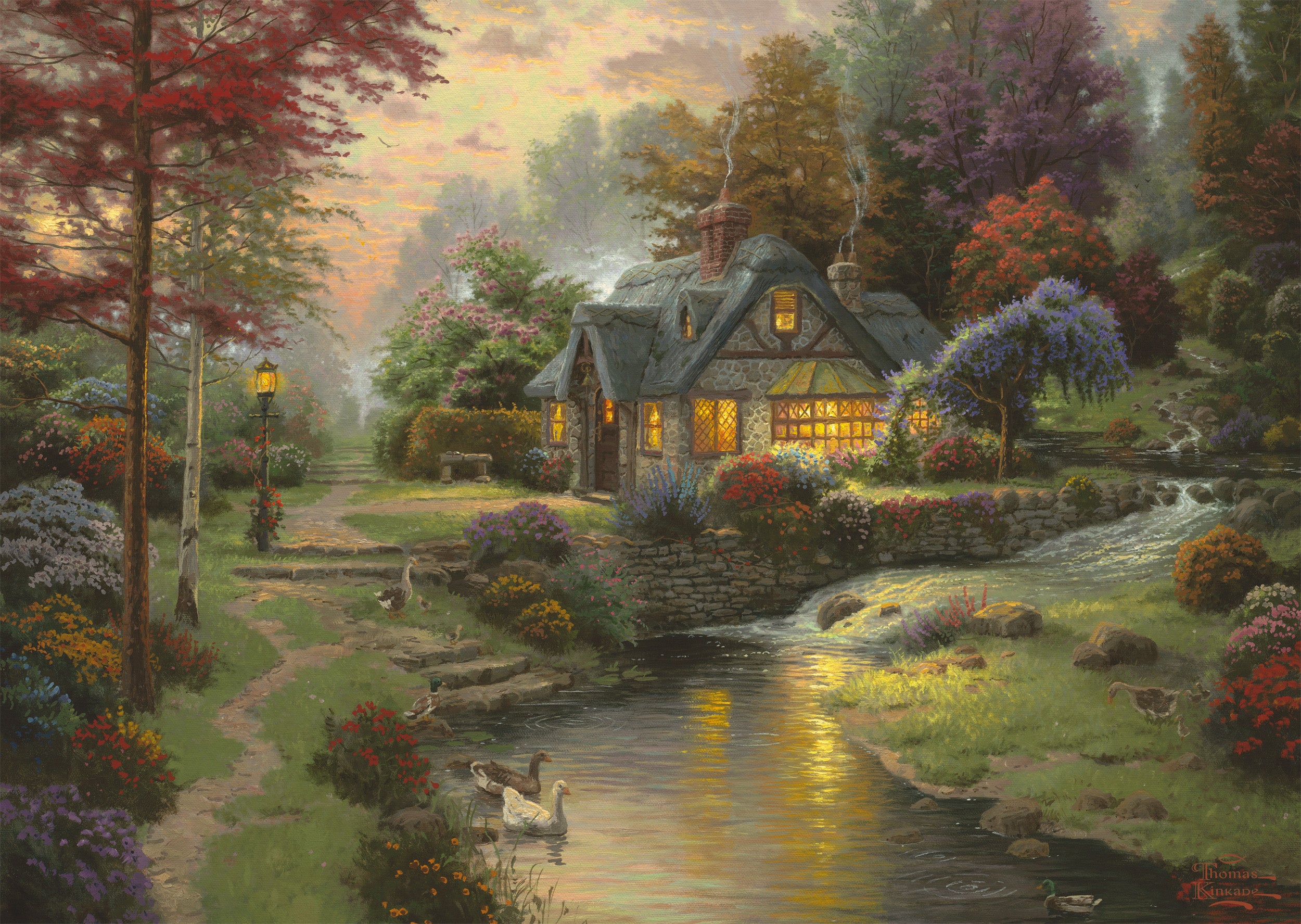 Schmidt - Thomas Kinkade - Peaceful evening - 1000 palaa