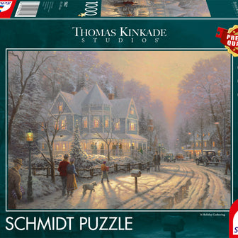 Schmidt - Thomas Kinkade - A Holiday Gathering - 1000 palaa