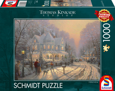 Schmidt - Thomas Kinkade - A Holiday Gathering - 1000 palaa