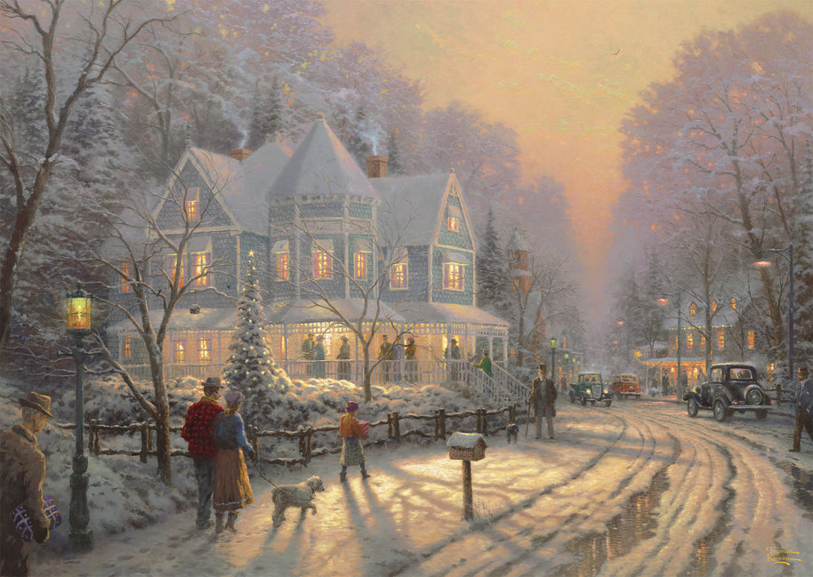 Schmidt - Thomas Kinkade - A Holiday Gathering - 1000 palaa