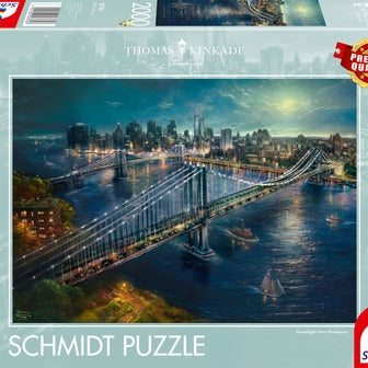 Schmidt - Thomas Kinkade - Moonlight in Manhattan - 2000 palaa
