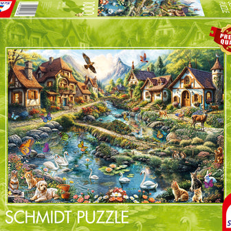 Schmidt - Village on the Edge of the Forest- 1000 palaa