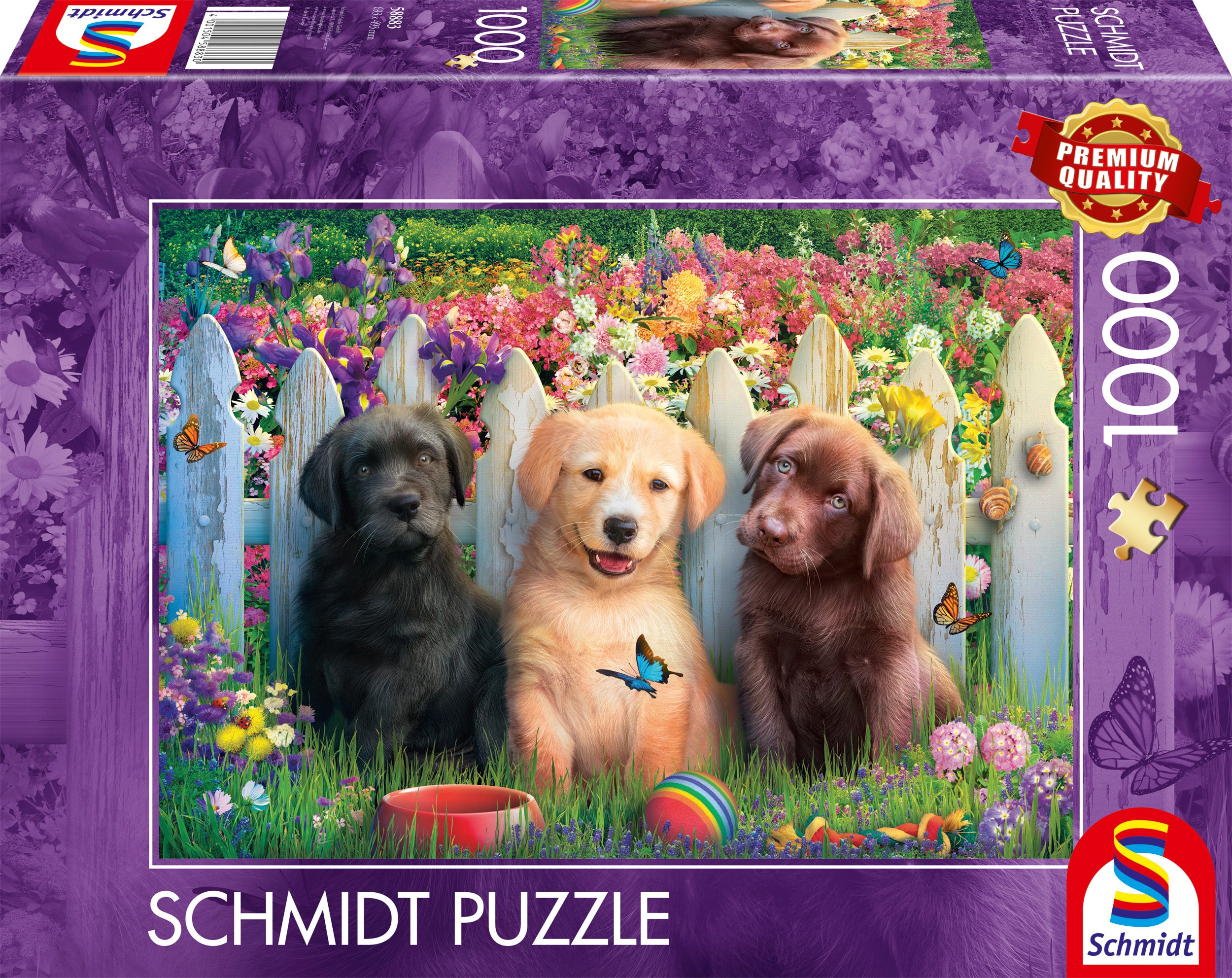 Schmidt - Cute Puppies Scene - 1000 palaa