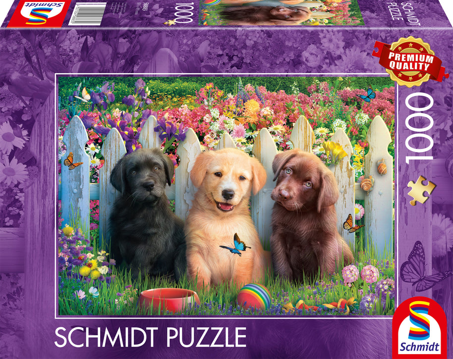 Schmidt - Cute Puppies Scene - 1000 palaa