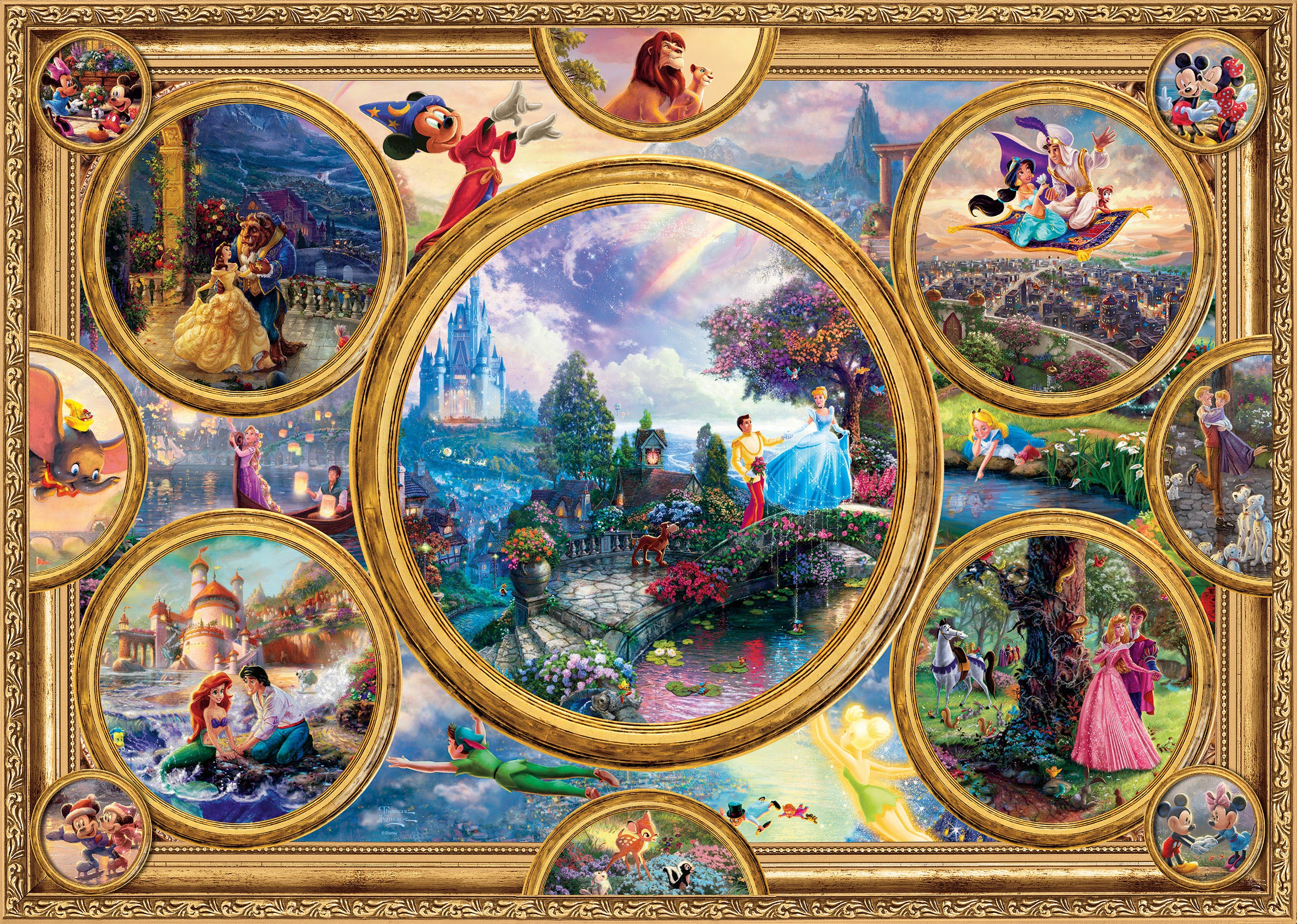 Schmidt - Thomas Kinkade - Disney Dreams Collection - 2000 palaa