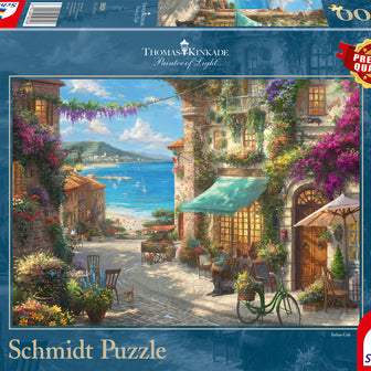 Schmidt - Thomas Kinkade - Café by the Italian Riviera - 1000 palaa