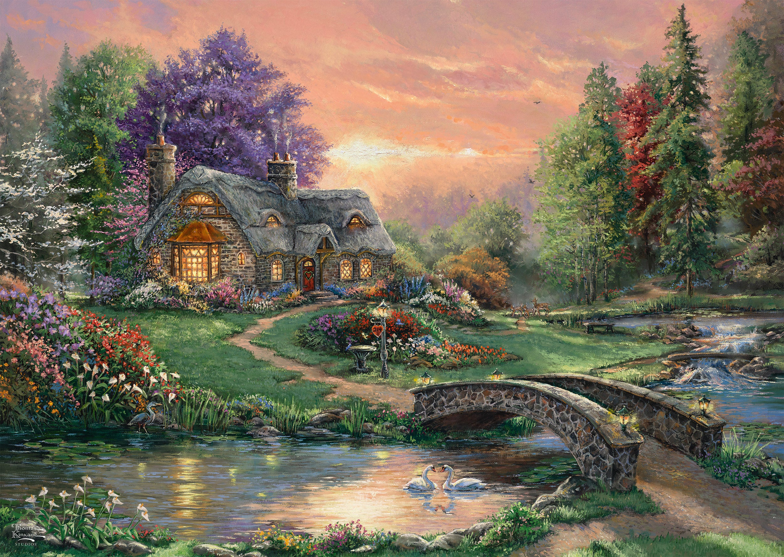Schmidt - Thomas Kinkade - Sweetheart Retreat - 1000 palaa