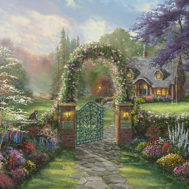 Schmidt - Thomas Kinkade - Hummingbird Cottage - 1000 palaa