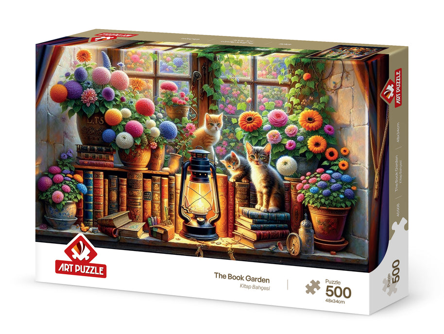 Art Puzzle - The book garden - 500 palaa