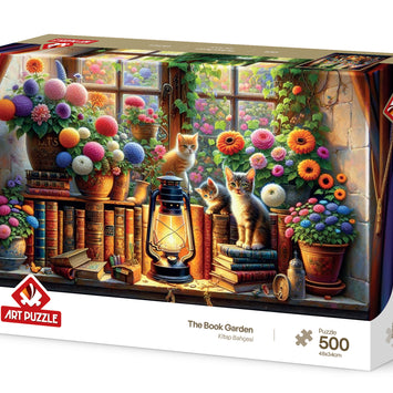 Art Puzzle - The book garden - 500 palaa