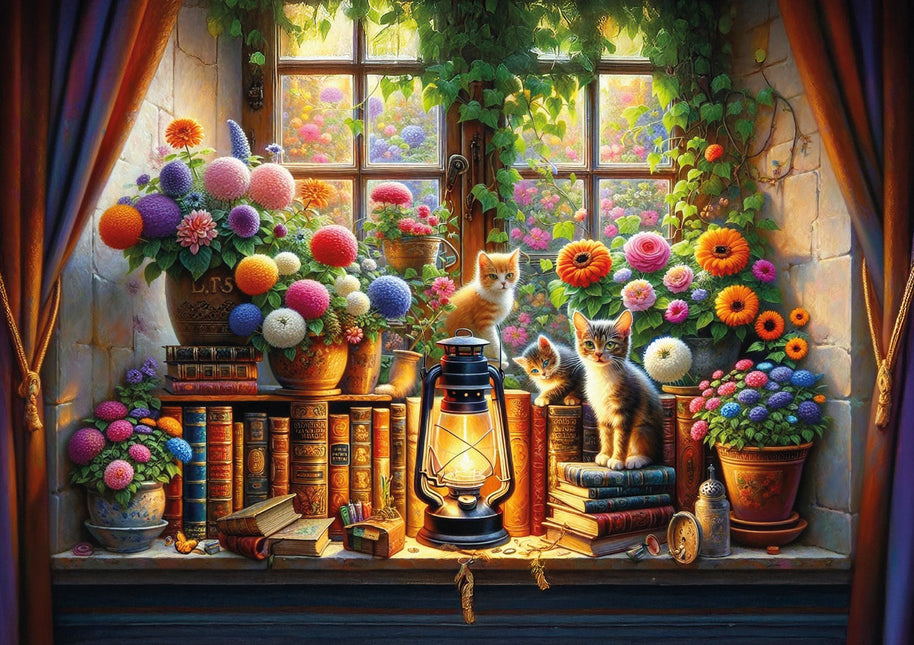 Art Puzzle - The book garden - 500 palaa