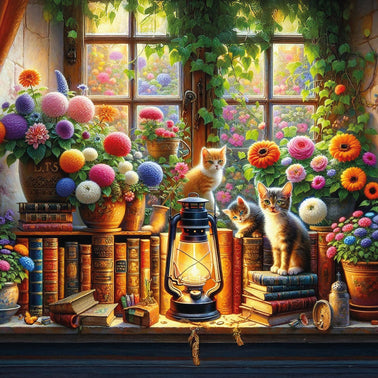 Art Puzzle - The book garden - 500 palaa