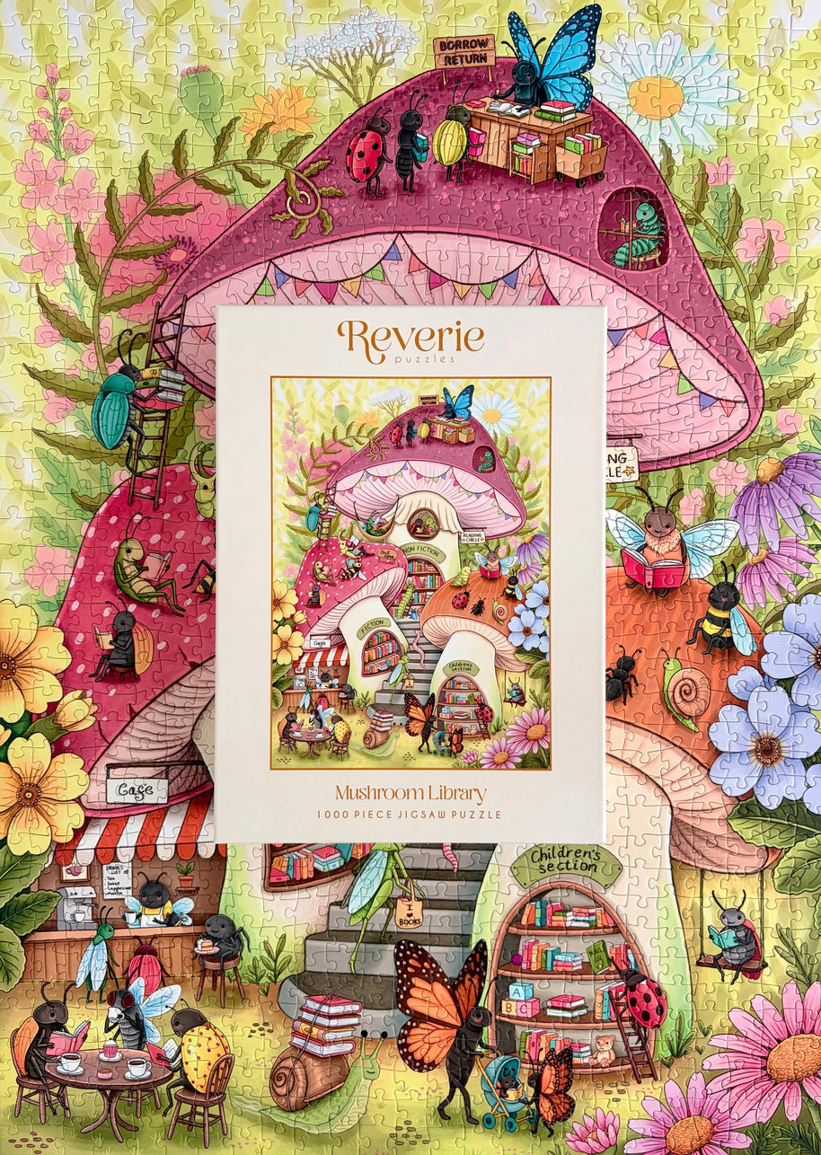 Mushroom Library Jigsaw Puzzle (1000 Pieces)