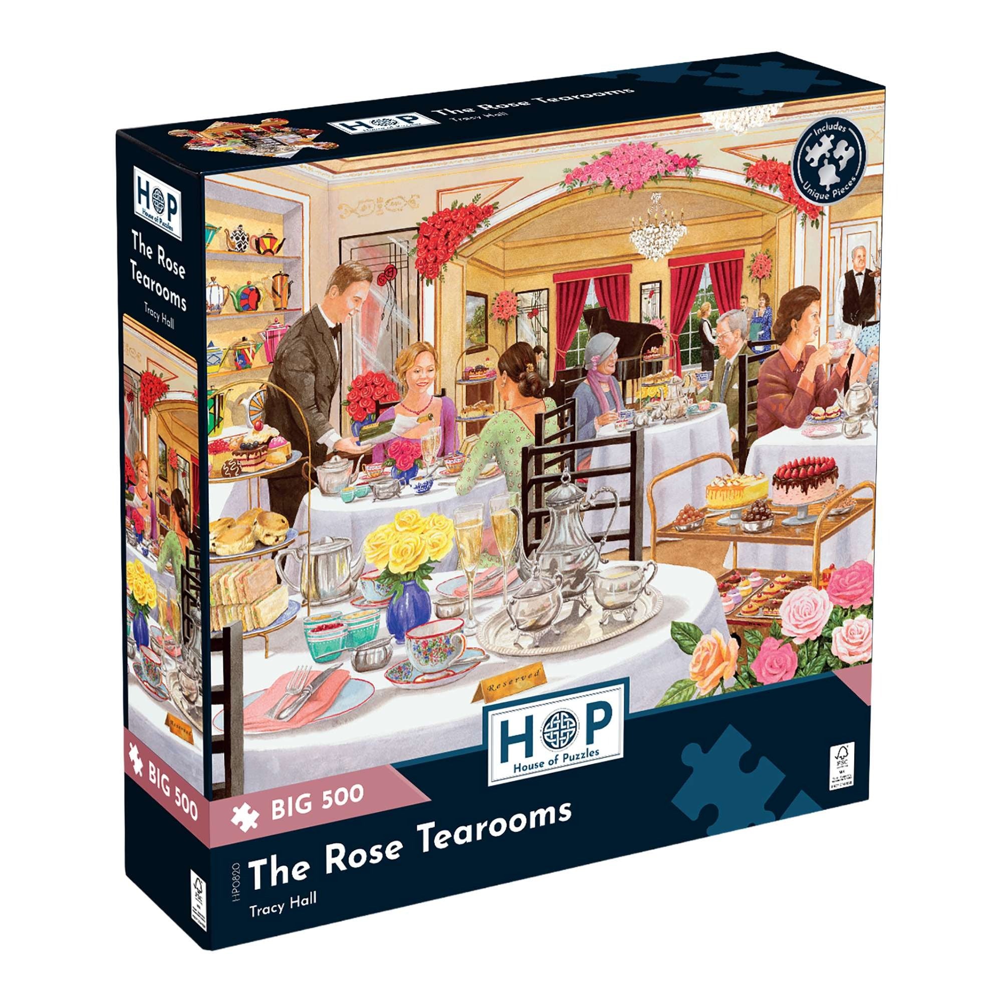 House of Puzzles -  XXL palat- the Rose tearooms - 500 palaa