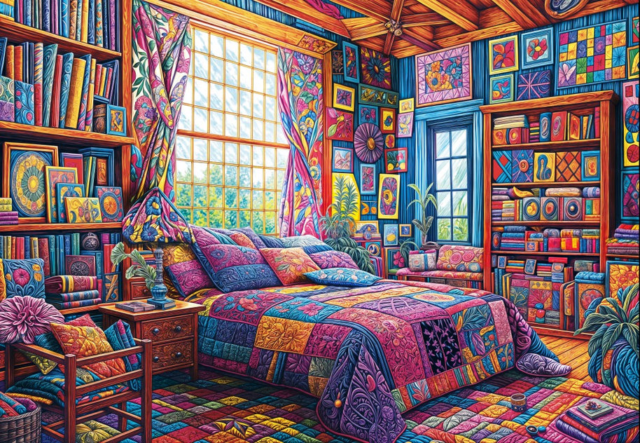 Bluebird - My Colorful Bedroom - 1000 palaa
