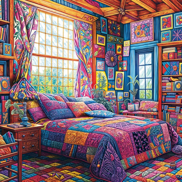 Bluebird - My Colorful Bedroom - 1000 palaa