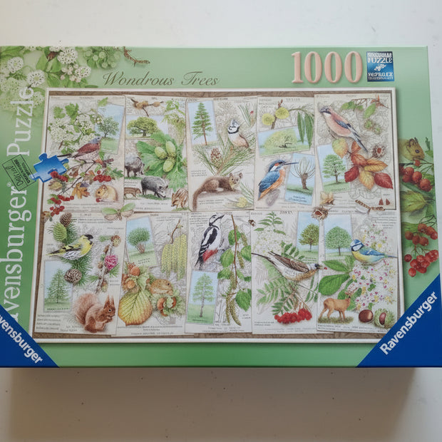 Ravensburger - Wondrous trees - 1000 palaa, Käytetty 
